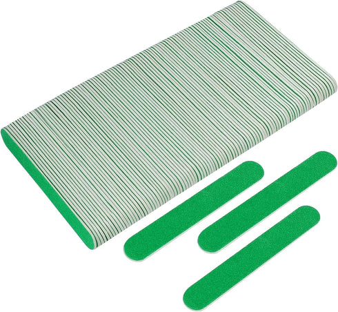 Mini Nail Files Bulk (100 Pcs), Double Sided Emery Board Nail File for Natural Nails, Travel Size Manicure Tool Set