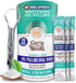 GuruNanda Travel Sachets Coconut Oil Pulling, 28 Pack of Essential Oils & Vitamins for Fresh Breath & Whitening