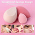 Foonbe 7 Pcs Makeup Sponge Set, Multi-colored Blender Sponges for Liquid, Cream, Powder, Includes 1 Mini Beauty Sponge
