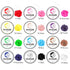 Ownest 12 Colors Sculpture Painting Nail Gel Set, 3D Nail Carved Gel Sculpture Creative Painting Glue