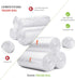 Teivio 5 Gallon 220 Counts Clear Strong Trash Bags, Garbage Bags, Bin Liners for Bathroom Home Office Kitchen