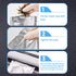4"x 6" 30 Packs Mylar Bags for Food Storage, Reusable Bags with Window for Long Term Storage