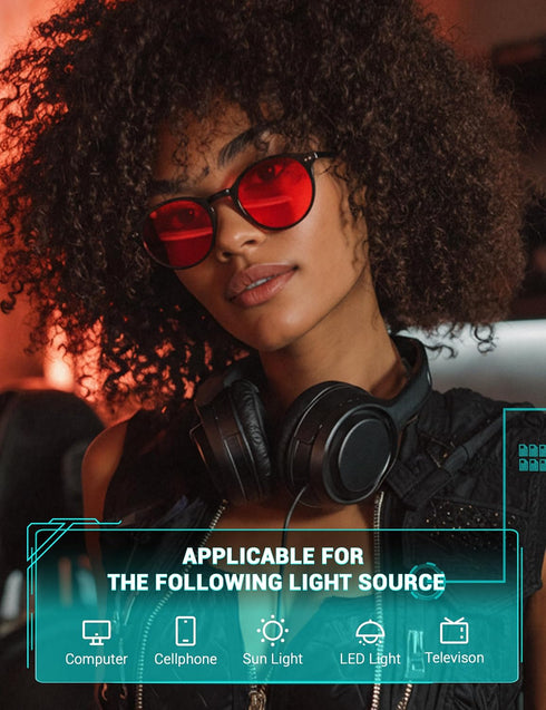 TIJN Vintage Blue Light Blocking Glasses for Men and Women