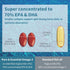 Super Concentrated rTG Omega 3 Wild Fish Oil - 1000mg, EPA DHA 2:1 Ratio, 180 Softgels, Non-GMO