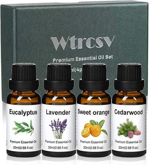 Set-Essential Essential Oils Oils- Perfect for Diffuser,Candle Making,Soap Making -Eucalyptus, Lavender,Cedarwood