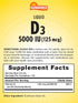 Vitamin D3 5000 IU (125mcg) | 2 Fluid Ounces | Essential Vitamin Liquid Drops | Vegetarian, Non-GMO, and Gluten Free Supplement | by Sundance