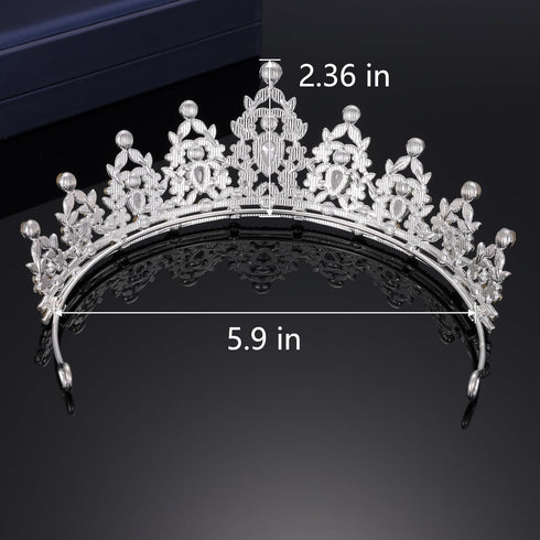 Kamirola Queen Crown and Tiaras, Crystal Headbands for Women and Girls, Bridal and Princess for Wedding Party