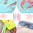Mudder 6 Pcs Lash Tweezers, High Precision Eyelash Tweezers for Lash Extension, Colorful