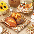 JarThenaAMCS Baking Beeswax Wrap Food Sandwich Wrap Sheet Bread Reusable Oil-Proof Picnic Liner for Home Party Kitchen