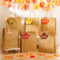 Dinifee 24 Pcs Fall Theme Gift Bags with Handles, Personalized Maple Leaves DIY Candy Bags for Autumn Holiday Party