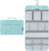 PAVILIA Hanging Toiletry Bag for Women Men, Waterproof Travel Kit Organizer, Roll Up Makeup Bag Accessories (Teal