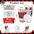 Suttmin 36 Sets/ 108 16 oz Pcs Christmas Tree Paper Cups Disposable Coffee Cups with Lids and Sleeves Xmas Hot Cocoa