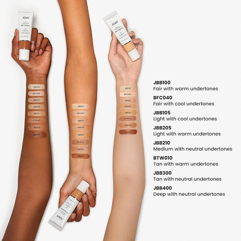 JOAH Beauty Perfect Complexion BB Cream - Hyaluronic Acid & Niacinamide, Korean Makeup with Medium Buildable Coverage