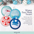SpaLife Winter Skin Facial Mask 12-Count Set - Moisturizing and Hydrating Sheet Masks