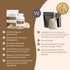 Lion’s Mane Powder - Organic Mushroom Extract with Antioxidants & Immunomodulating Properties - Vegan Supplement, 60