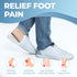Heel Cushions for Heel Pain Relief, 2 Pack Inserts for Achilles Tendonitis, Plantar Fasciitis, Foot Pain Support, Size M