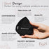 BLEND & SNAP Large Velour Triangle Makeup Puff for Flawless Coverage, Blotting Sponge for Foundation & Concealer