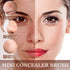 12 Pieces Small Concealer Brush Bulk, Flat Lip Concealer Brush for Under Eye, Synthetic Fiber Makeup for Blending