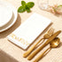 Lxzyu White,100 Pack Paper Napkins Disposable Decorative Paper Hand Towels for Bathroom Dinner Napkins Soft Absorbent