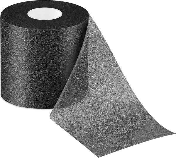 30 Yards Athletic Foam Underwrap Tape, Pre-wrap Bandage for Wrists, Elbows, Knees, Ankles, Hair, 2.76 Inches (Black)
