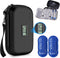 TSA Approved 24h Insulin Cooler Travel Case, Diabetic Medication Organizer Bag with Thermometer and 2 Ice Packs