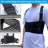 Rib Brace Chest Binder Belt for Men and Women, Breathable Support Wrap for Cracked, Fractured Ribs Protection (Large)