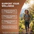 Immune 60 AuraShroom Mushroom Supplement Lions Mane Turkey Tail Cordyceps Reishi Shiitake Chaga Oyster Stress Relief