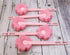 5Pcs Pink Sponge Bottle Brush, 17cm Long Handle Flower Shaped Cleaning Brushes for Reusable Containers