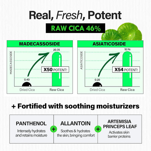 NOSCA9 Trouble Serum S | Hydrating Cica Kbeauty Serum with Centella Asiatica, Panthenol & Apple Extract (1.01 Fl Oz)