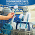 Set 5 Dish Brush of with Convenient Holder, Bottle Water Brush, Dish Scrub Brush, Scrubber Brush and Straw Brush