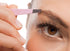 Precision Stainless Steel Eyebrow Tweezers Set, Pointed and Slanted Tip, Curved Brow Scissors, Pink Travel Case