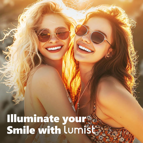 Lumist Advanced Teeth Whitening Strips, Pack of 20 (10 Treatments), Mint Flavored with Enamel Safe Technology