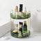 Rotating Makeup Organizer for Vanity, 360 Spinning Clear Storage for Perfume, Skincare, Lipstick on Bathroom Countertop