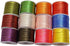 1/8" Assorted Satin Ribbon with Gold Edge Solid, 1000 Yards 3mm Continuous Thin Ribbon for Gift Wrapping, DIY Crafts,