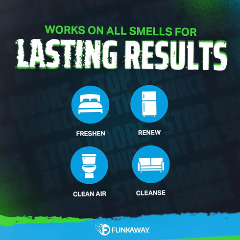 FunkAway Extreme Odor Eliminating Room Refresher AeroSpray, 6 oz., Removes Musty and Stinky Odors
