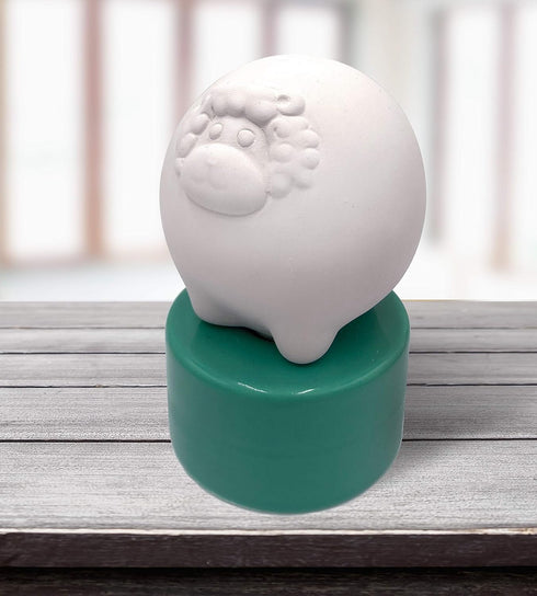Wild Essentials Counting Sheep Ceramic Aromatherapy Diffuser, Non-Electric Air Freshener, 5 inches tall