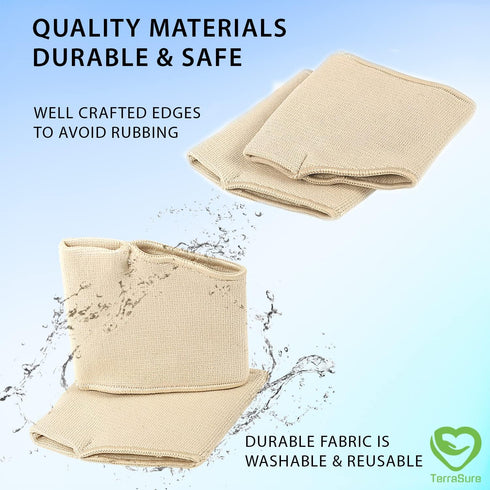 Metatarsal Sleeve with Gel Pads - 4 Pcs for Ball of Foot Pain Relief, Soft Gel for Metatarsalgia, Mortons, Neuroma