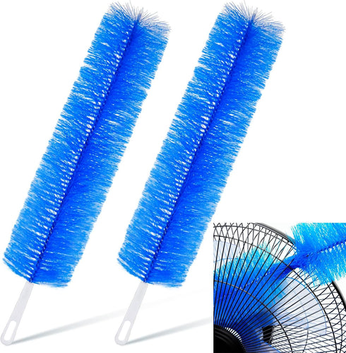 2 Pcs Bendable Cobweb Duster with Microfiber Head, Washable Ceiling Brush for Home, Car Vents & Curtain Cleaning
