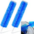 2 Pcs Bendable Cobweb Duster with Microfiber Head, Washable Ceiling Brush for Home, Car Vents & Curtain Cleaning