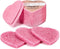 50-Count Heart Shape Compressed Facial Sponges for Daily Cleansing & Exfoliating, Natural Cosmetic Sponges