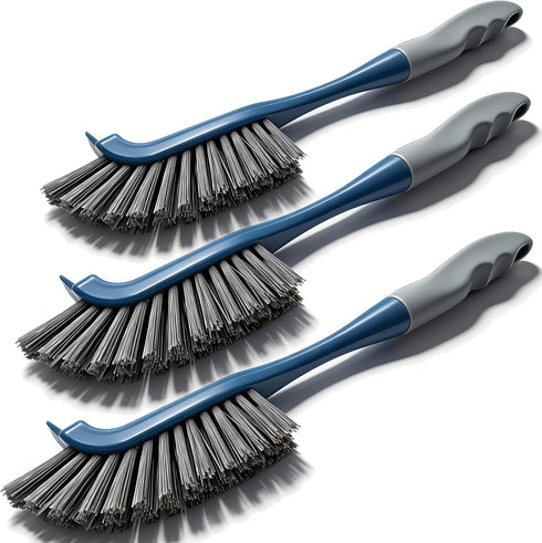 SSINBOANGI 3 Pack Hard Bristle Scrub Brush Set, Cleaning Brush Designed for Cleaning