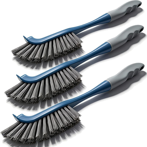 SSINBOANGI 3 Pack Hard Bristle Scrub Brush Set, Cleaning Brush Designed for Cleaning