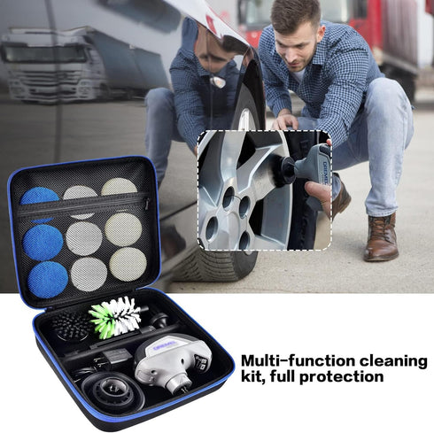 Case for Dremel Versa Power Scrubber Kit Cleaning Tool PC10-07/PC360-5, Grout Brush, Bathroom Shower Scrub, Kitchen &