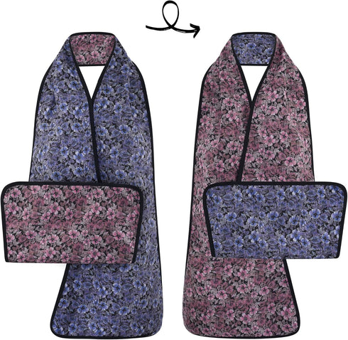 Washable Reversible Adult Bib Scarf - Stylish and Practical Clothing Protector