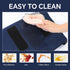 ROYALAY Wheelchair Armrest Pads, Lateral Support Anti-Rollover for Wheelchair with Adjustable Strap, High-Density Foam