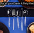 Lonezo 50 Count Clear Plastic Disposable Spoons, Eco Friendly Heavy Duty Plastic Cutlery