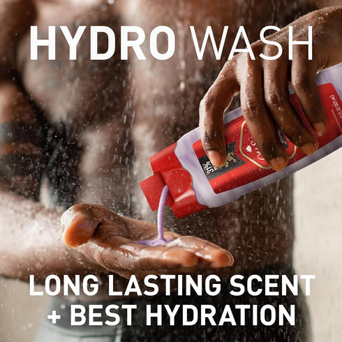 Old Spice Body Wash for Men Moisturizing Hydro Wash, Swagger Scent, 21 oz, Two Pack