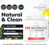 Ultra Clean Stim Free Pump Pre Workout + Nitric Oxide Booster (Fruit Punch) - Sugar/Caffeine Free Natural Non-Stim