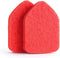 Replacement Scrubber Sponge Head for Extendable Tub Tile Shower Scrubber, Non-Scratch (2X Scrubber Sponge Red)