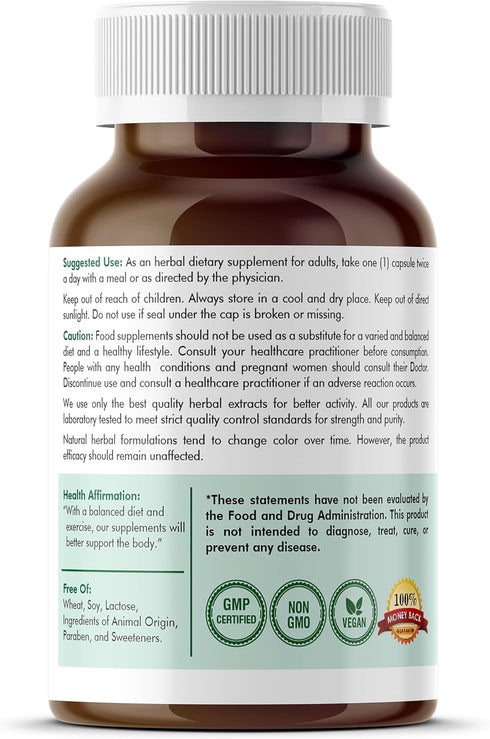 Herbal Destination 60 GlucoSuprs Hrx - Gymnema, Bitter Melon, Salacia, Fenugreek, Cinnamon and Jambolan - Capsules